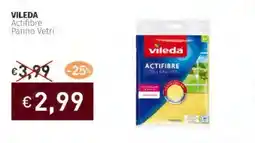 Prezzemolo e Vitale VILEDA Actifibre Panno Vetri offerta