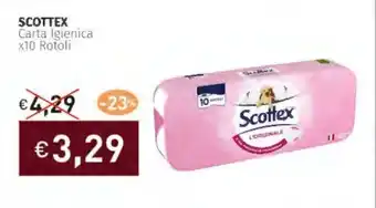 Prezzemolo e Vitale SCOTTEX Carta Igienica offerta