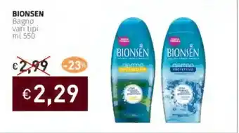 Prezzemolo e Vitale BIONSEN Bagno vari tipi offerta