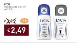 Prezzemolo e Vitale LYCIA Deodorante Roll-on vari tipi offerta