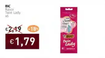 Prezzemolo e Vitale BIC Rasoi Twin Lady offerta