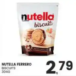 Eurospar Nutella ferrero biscuits offerta