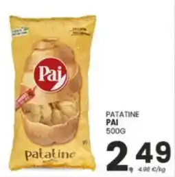 Eurospar Patatine PAI offerta