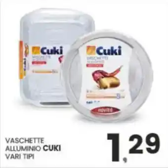 Eurospar Vaschette alluminio CUKI offerta