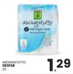 Eurospar Asciugatutto DESPAR offerta