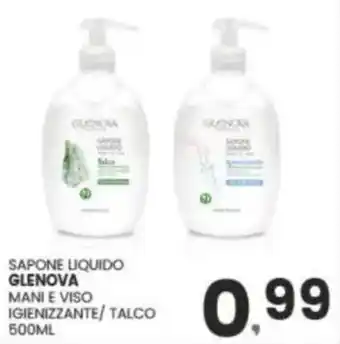 Eurospar Sapone liquido glenova mani e viso igienizzante/talco offerta