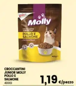 Eurospar Croccantini junior molly pollo e salmone offerta