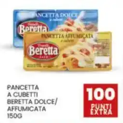 Eurospar Pancetta a cubetti beretta dolce/ affumicata offerta