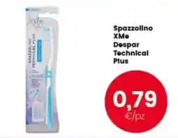 Eurospar Spazzolino XMe Despar Technical Plus offerta