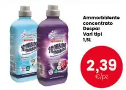 Eurospar Ammorbidente concentrato Despar Vari tipi offerta