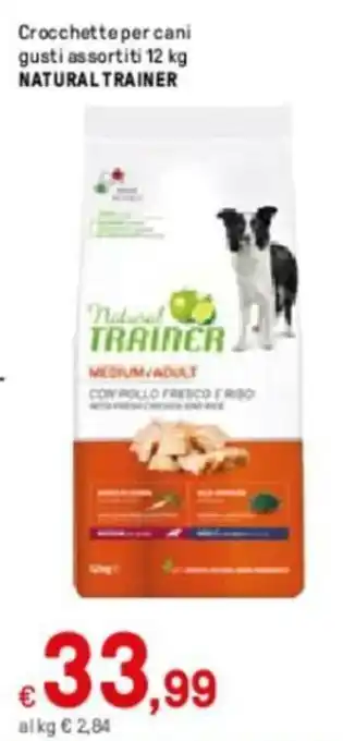 Natural Trainer Crocchette per Cani Gusti Assortiti 12 kg