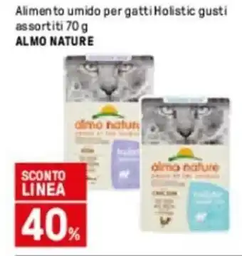 Iper La Grande Almo Nature Alimento Umido per Gatti Holistic Gusti Assortiti 70g offerta