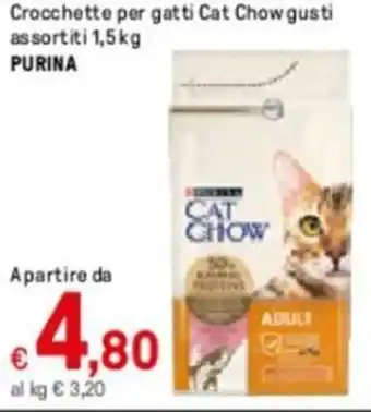 Iper La Grande Purina Crocchette per Gatti Cat Chow gusti assortiti 1,5kg offerta
