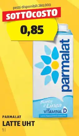 ALDI Parmalat latte uht offerta