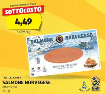 ALDI The icelander salmone norvegese offerta