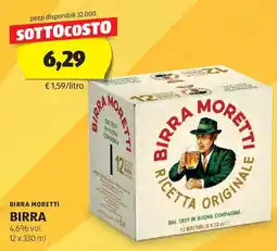 ALDI Birra moretti birra offerta