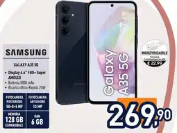 Unieuro SAMSUNG Galaxy a35 5g offerta