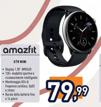 Unieuro AMAZFIT Gtr mini offerta