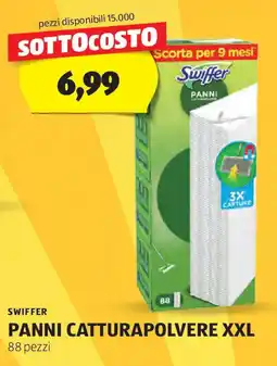 ALDI Swiffer panni catturapolvere xxl offerta