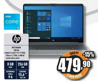 Unieuro Notebook 250gb offerta