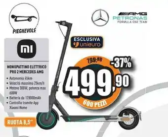 Unieuro Monopattino elettrico pro 2 mercedes amg offerta