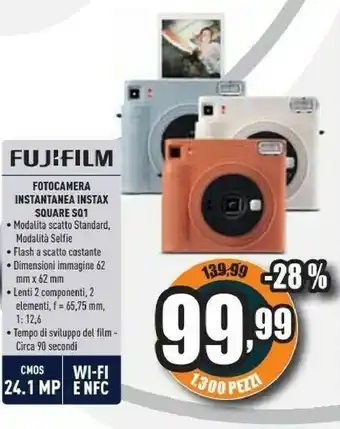 Unieuro Instax square sq1 62 x 62 mm bianco offerta