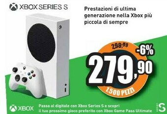 Unieuro Xbox series s offerta