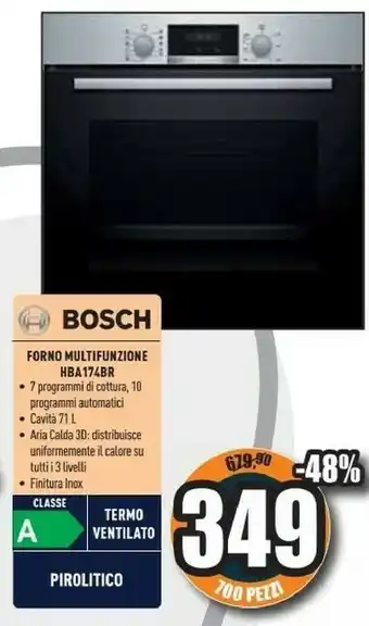 Unieuro Forno multifunzione hba174br offerta