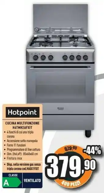 Unieuro Cucina multifunzione h6tmh2afxit offerta