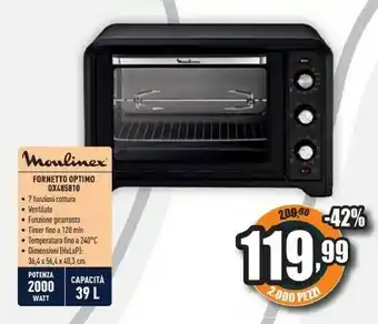 Unieuro Fornetto optimo ox485810 offerta