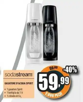 Unieuro Gasatore d'acqua spirit offerta