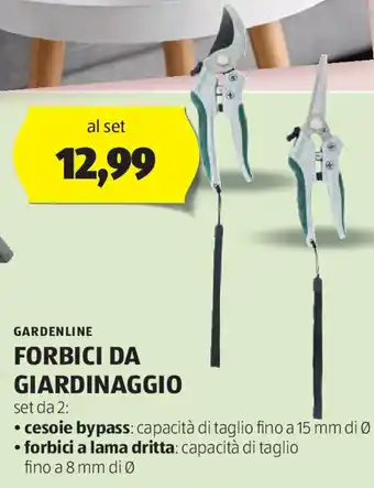 ALDI Gardenline forbici da giardinaggio offerta