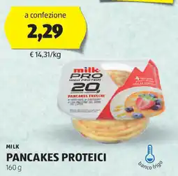 ALDI Milk pancakes proteici offerta