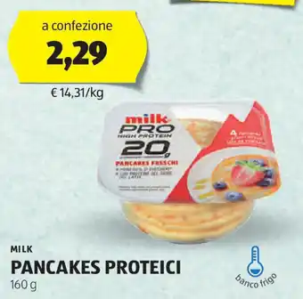 ALDI Milk pancakes proteici offerta