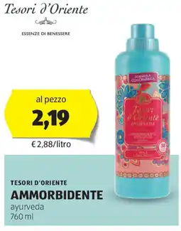 ALDI Tesori d'oriente ammorbidente offerta