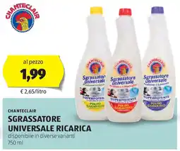 ALDI Chanteclair sgrassatore universale ricarica offerta