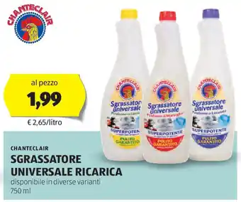 ALDI Chanteclair sgrassatore universale ricarica offerta