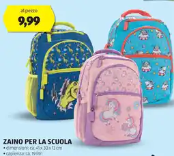 ALDI Zaino per la scuola offerta