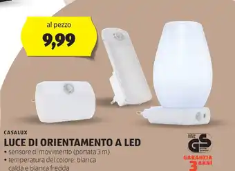 ALDI Casalux luce di orientamento a led offerta