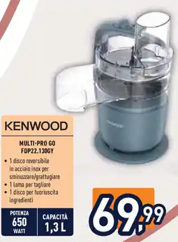 Unieuro KENWOOD Multi-pro go fdp22.130gy offerta