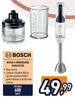 Unieuro BOSCH Mixer a immersione msm4w220 offerta