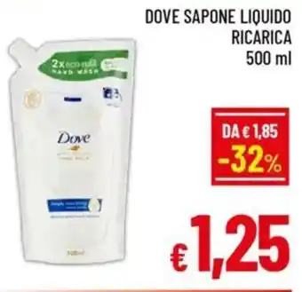 A&O Dove sapone liquido ricarica offerta