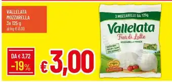 Galassia Vallelata mozzarella offerta