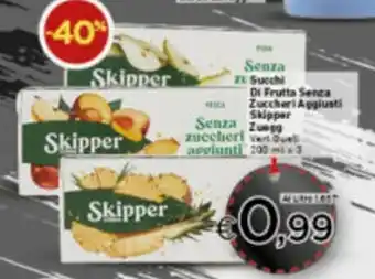 Crai Zuegg Skipper Succhi di Frutta Senza Zuccheri Aggiunti 200ml x 3 offerta