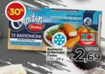 Crai Findus Bastoncini Di Merluzzo x 12 300g offerta