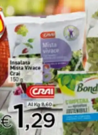 Crai Crai Insalata Mista Vivace 150g offerta