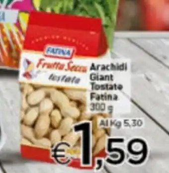 Crai Fatina Arachidi Giant Tostate 300g offerta