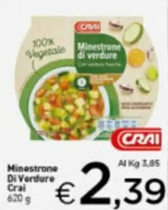 Crai Crai Minestrone Di Verdure 620g offerta