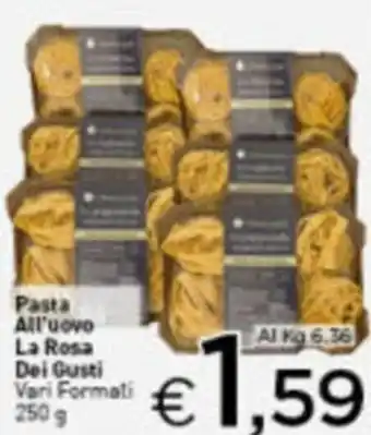 Crai La Rosa Dei Gusti Pasta All'uovo 250g offerta