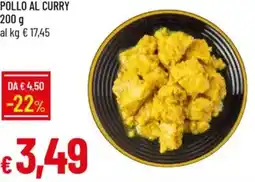 Galassia Pollo al curry offerta